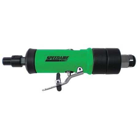 Straight Die Grinder, 1/4 in NPT Female Air Inlet, 1/4 in Collet, Medium Duty, 25, 000 RPM, 0.35 hp MPN:12V736