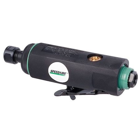 Straight Die Grinder, 1/4 in NPT Female Air Inlet, 1/4 in Collet, Medium Duty, 22, 000 RPM, 0.5 hp MPN:21AA86