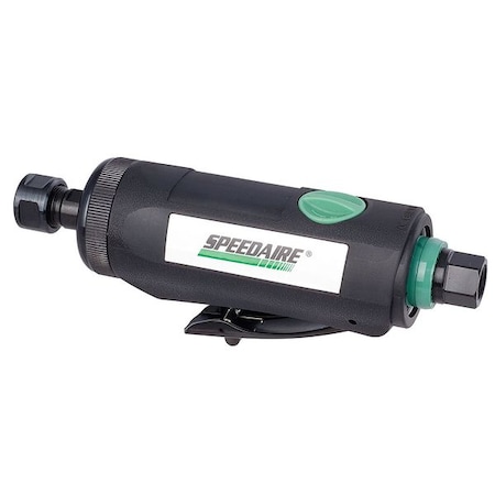 Straight Die Grinder, 1/4 in NPT Female Air Inlet, 1/4 in Collet, Medium Duty, 22, 000 RPM, 0.5 hp MPN:21AA87