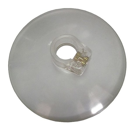 Chip Shield, Plastic, 4 In Dia MPN:22YK84