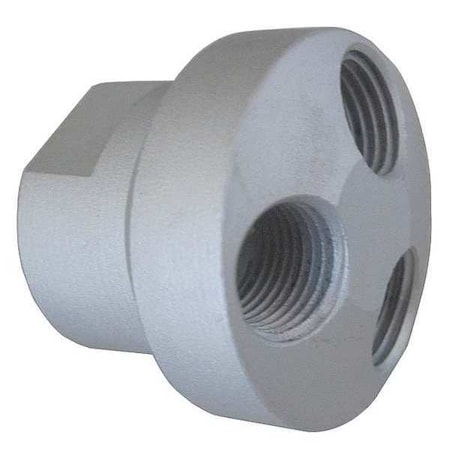 Air Gun Manifold, 3/8 FNPT In, 1/4 Out MPN:22YK88