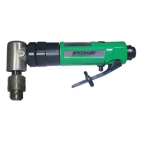 Air-Powered Drill, 1/4 in, NPT, Keyed MPN:45YY17