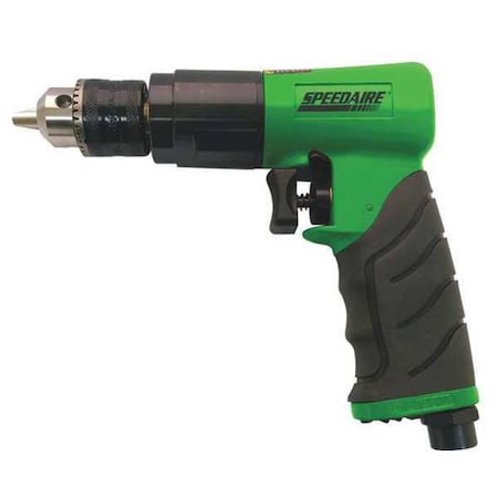Air-Powered Drill, 1/4 in, NPT, Keyed MPN:48MA04