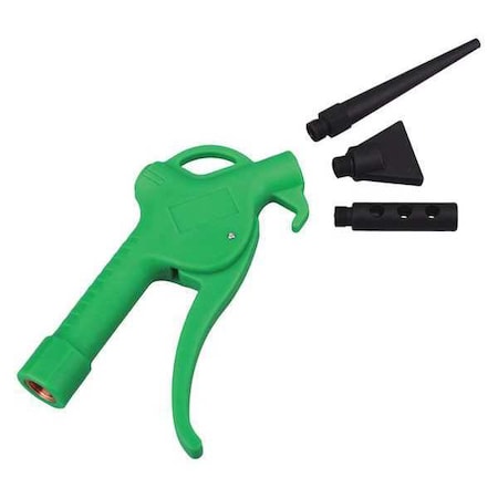 AirGunKit, 1/4in, FNPT, Plastic, Green MPN:52CF85