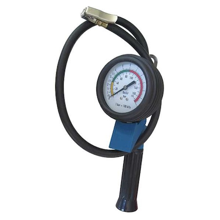 Tire Inflator, 1/4 In, Black MPN:22YL04