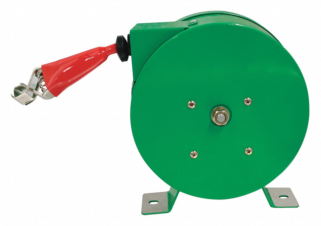 Cable Reel 20 ft Powder Coated Green MPN:440G09