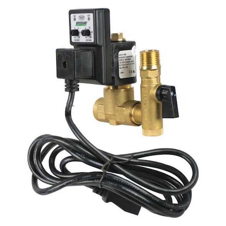 Auto Drain Valve, 230V, 1/4 In., 0.75 gpm MPN:12F742
