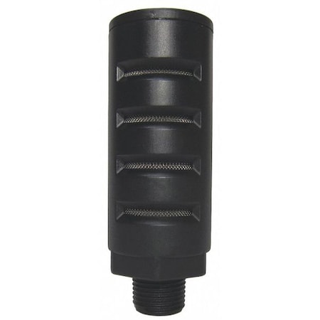 Silencer Muffler, 3/8 In MNPT, 1-1/4 Hex MPN:1EJW2