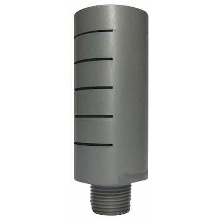Silencer Muffler, 3/8 In. NPT, 1 In. Hex MPN:1EJW8