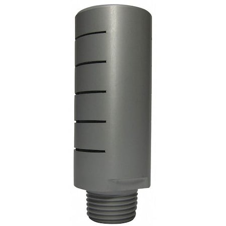 Silencer Muffler, 1/2 In. MNPT, 1 In Hex MPN:1EJX1