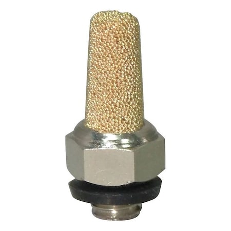 Exhaust Muffler, 10/32 NPT, 5/16 In Hex MPN:1EJX3