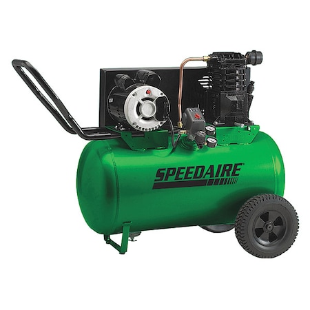 Portable Air Compressor, 20gal, Horizontal MPN:1NNF7