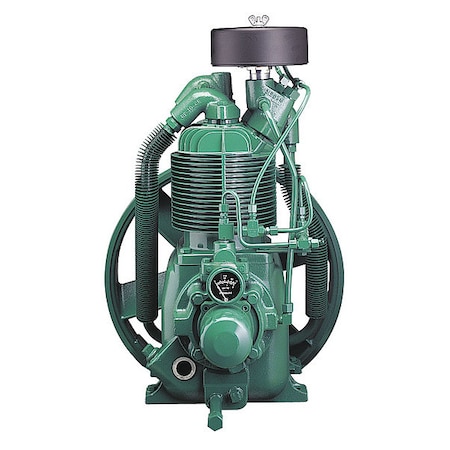 Air Compressor Pump, 5 hp, 7 1/2 hp, 2 Stage, 64 fl oz Oil Capacity, 2 Cylinder MPN:1WD23