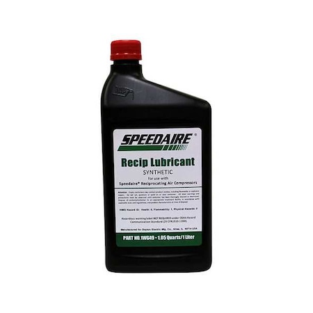 Compressor Oil, 1 qt, Bottle MPN:1WG49