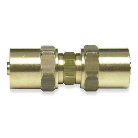 Barbed Hose Mender, Brass, 1/4