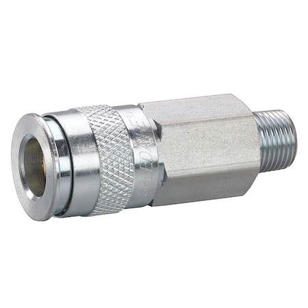Coupler Body, (M)NPT, 3/8, Brass/Steel MPN:30E535