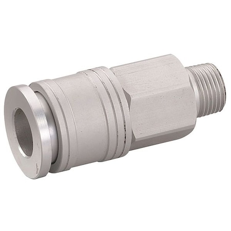 Coupler Body, (M)NPT, 3/8, Aluminum MPN:30E611