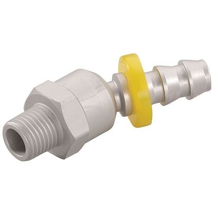 Hose Fitting, 3/8 In. ID, 1/4-18, (M)NPT MPN:30E640