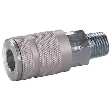 Coupler Body, (M)NPT, 1/4, Zinc Pltd Steel MPN:30E655