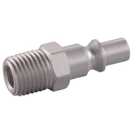 Coupler Plug, (M)NPT, 1/4, Aluminum MPN:30E656