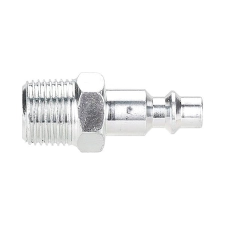 Coupler Plug, (M)NPT, 1/4, Steel MPN:30E659