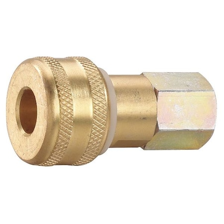 Coupler Body, (F)NPT, 1/4, Brass/Steel MPN:30E678