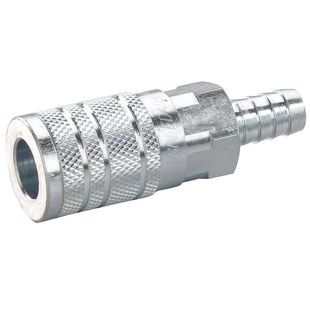 Coupler Body, Hose Barb, 1/2, Steel MPN:30E695