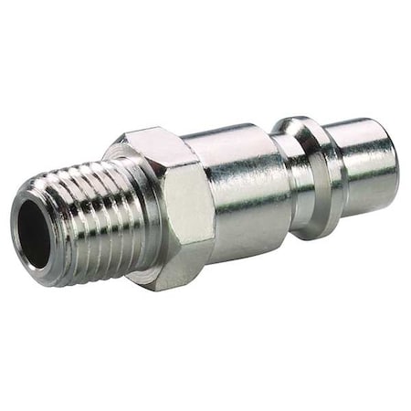 Coupler Plug, (M)NPT, 3/8, Steel MPN:30E706