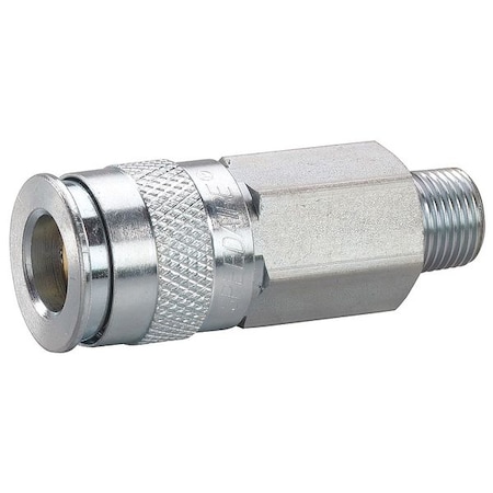 Coupler Body, (M)NPT, 3/8, Brass/Steel MPN:30E722
