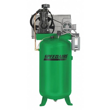 Elec. Air Compressor, 2 Stage, 5HP, 16.6CFM MPN:35WC42