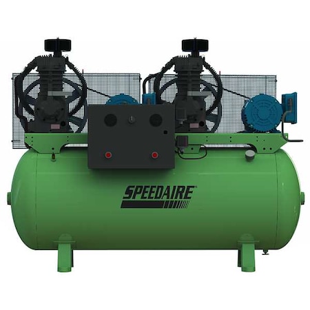 Elec. Air Compressor, Duplex, 5HP, 32.8CFM MPN:35WC60