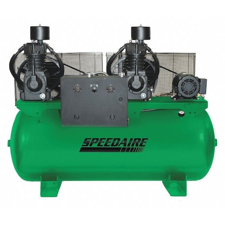 Elec. Air Compressor, Duplex, 7.5HP, 49CFM MPN:35WC63