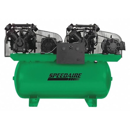 Elec. Air Compressor, Duplex, 10HP, 72CFM MPN:35WC64