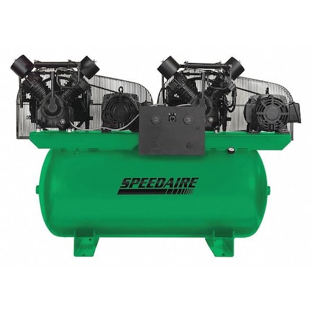 Elec. Air Compressor, Duplex, 15HP, 100CFM MPN:35WC65