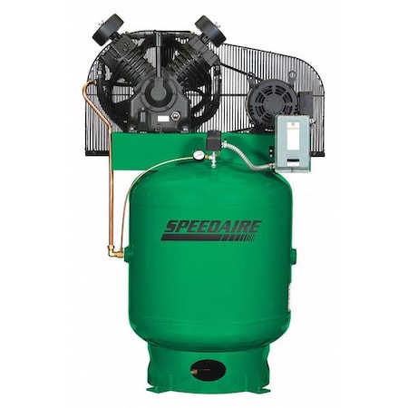 Elec. Air Compressor, 2 Stage, 10HP, 34CFM MPN:35WC67