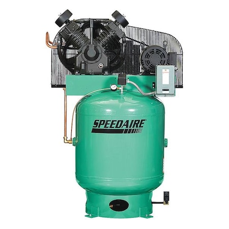 Elec. Air Compressor, 2 Stage, 10HP, 34CFM MPN:35WC68