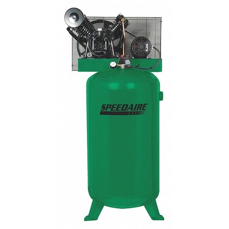 Electric Air Compressor, 5 hp, 2 Stage MPN:35WC83