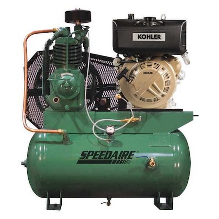 Stationary Air Compressor, 2 Stage, 9.1 hp MPN:40JJ58