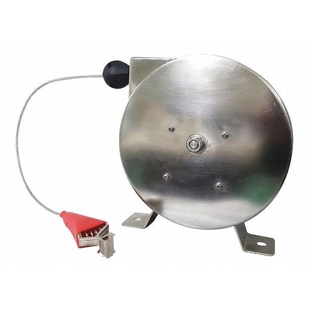 Cable Reel, 20 ft., Stainless Steel, Silver MPN:440G04