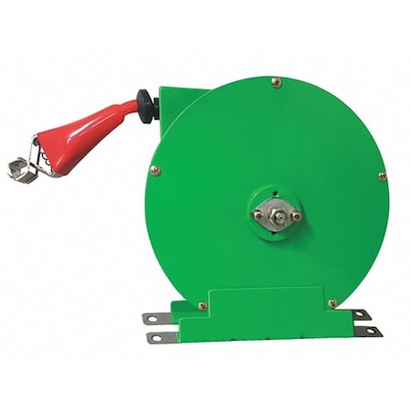 Cable Reel, 50 ft., Powder Coated, Green MPN:440G07