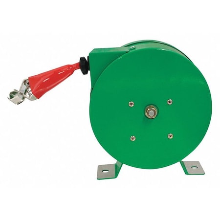 Cable Reel, 20 ft., Powder Coated, Green MPN:440G09