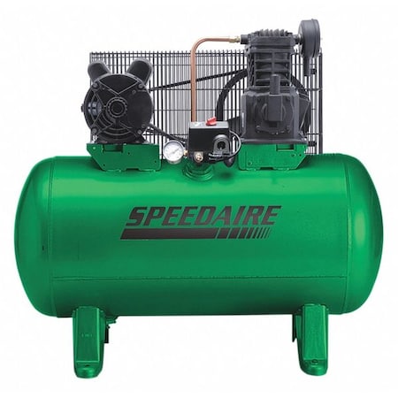 Electric Air Compressor, 2 hp, 1 Stage MPN:4B234
