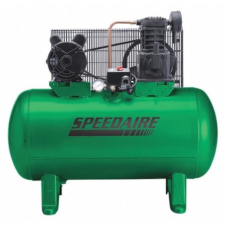 Electric Air Compressor, 3 hp, 1 Stage MPN:4B237