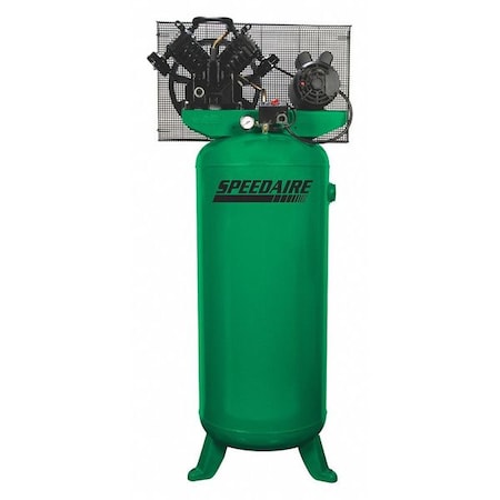 Electric Air Compressor, 5 hp, 1 Stage MPN:4ME97