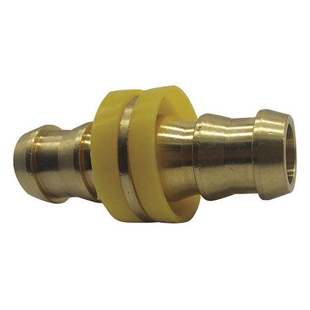 Barbed Hose Mender, Brass, 1/2