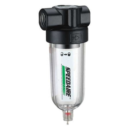 Compressed Air Filter, 150 psi, 1.63 In. W MPN:4ZL08