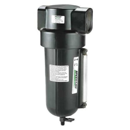 Compressed Air Filter, 250 psi, 4.75 In. W, Pipe Size: 1-1/2