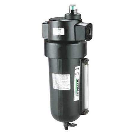 Pneumatic Oil Filter, 1 In. NPT, 125 cfm MPN:4ZL19