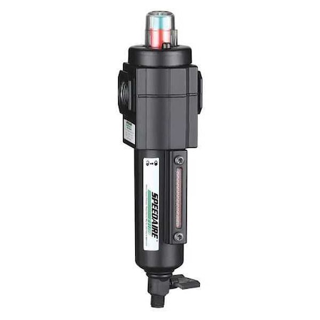 Coalescing Filter, 3/8 In. NPT, 250 psi, Overall Width: 1.97 in MPN:4ZL25