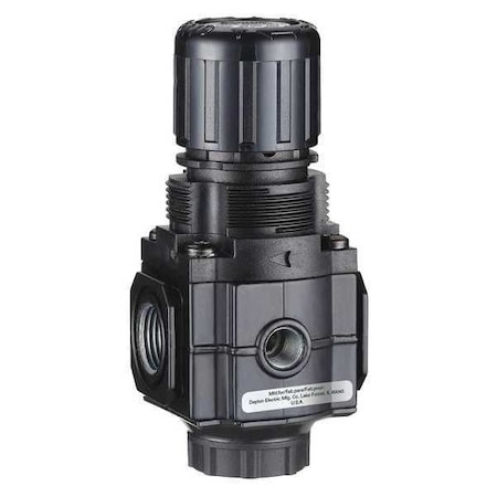 Air Regulator, 3/8 In. NPT, 80 cfm, 300 psi MPN:4ZM15